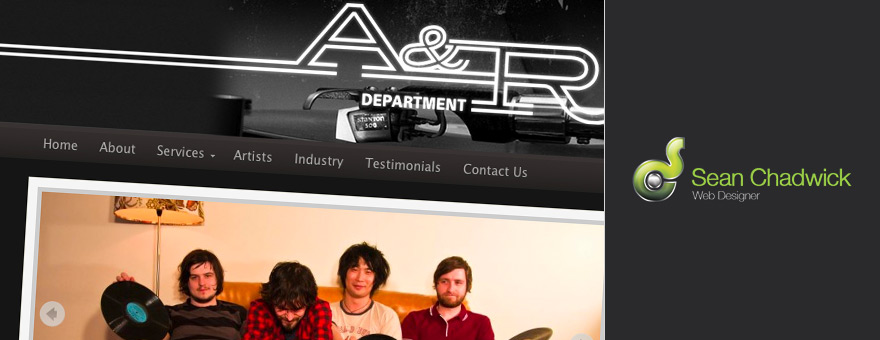 The A&R Department. WebSite